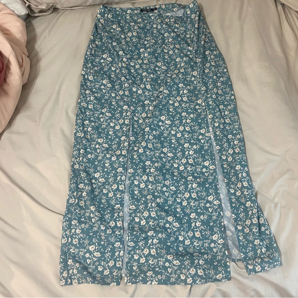 Floral maxi skirt